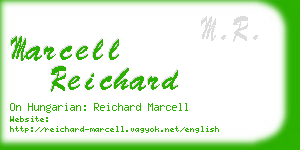 marcell reichard business card